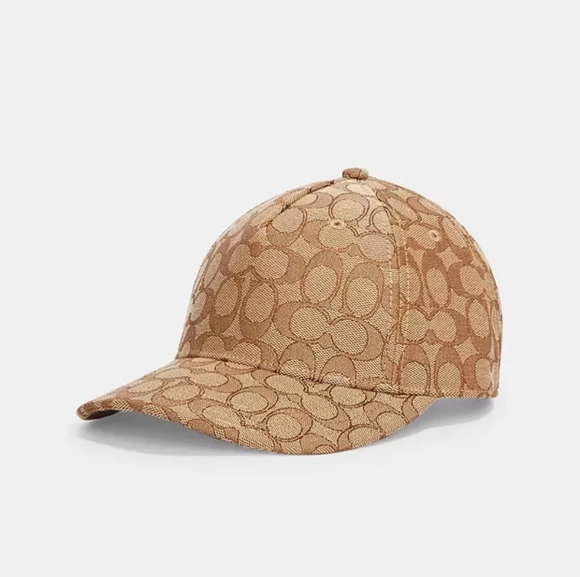 Coach Signature Jacquard Baseball Hat - Picture 1 of 6